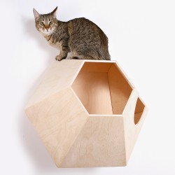 Домик для кошки на стену "Лунокот-1"