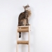 Настенная вертикальная лесенка-когтеточка для кошек  «Тенномон» на сайте "Мы Бобры"