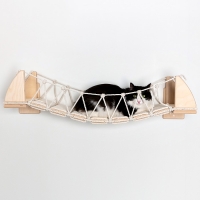 Мостик-лесенка с перилами  для кошки "Путь ниндзя-2" 