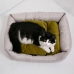 Напольная лежанка для кошек и собак из мебельного флока «Теруко» на сайте " Мы Бобры"