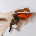 Настенный игровой комплекс  для кошек «Карта мира»