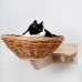 «Гнездо» лежанка для кошек настенная с флисовой мягкой подушечкой