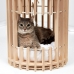 «Тумба-юмба» домик для кошки напольный с лежанкой из флиса на сайте "Мы Бобры"