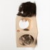 «Кометто» домик для кошки настенный с лежанкой из флока  на сайте "Мы Бобры"