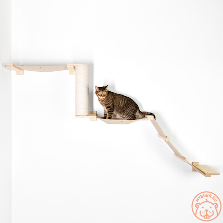 «Шелковый путь 3.0»  тканевый настенный комплекс для кошек 