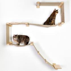 «Шелковый путь 4.0» тканевый настенный комплекс для кошек 