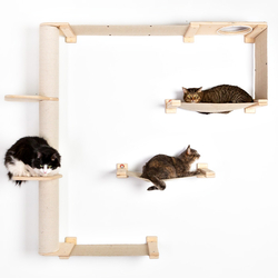 «Шелковый путь 8.0» тканевый настенный комплекс для кошек 