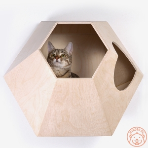 Домик для кошки на стену "Лунокот-1"